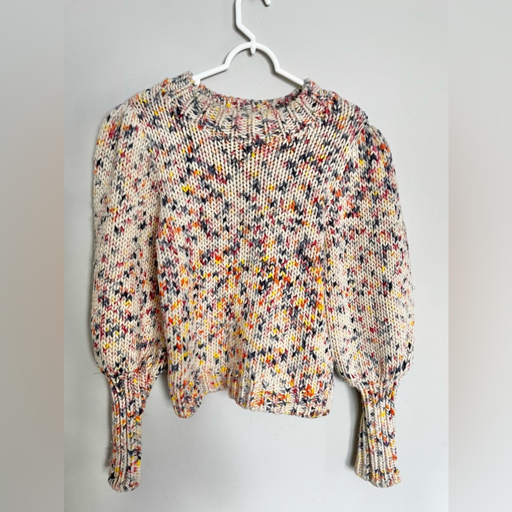 Ulla Johnson Moxie Wool Puff Sleeve Sweater Size Small EUC - Picture 6 of 9